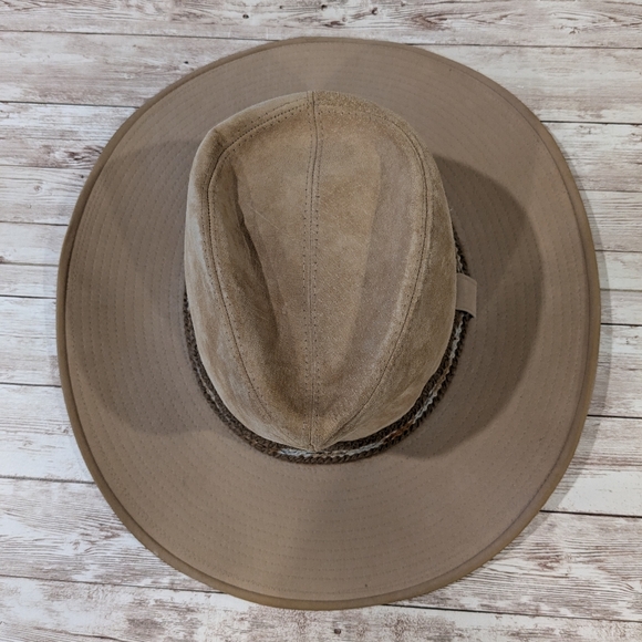 Vintage Larry Mahan Hat Collection Suede Leather Resistol Product 7 1/4